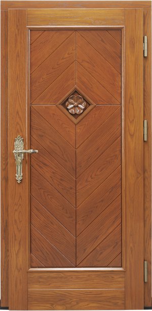 Drzwi zewnętrzne drewniane Individuale 31 Detal A