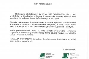 referencje BS Pszczyna